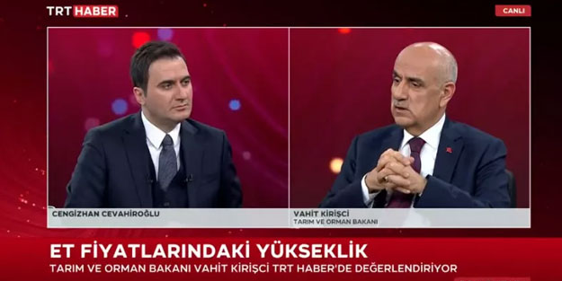 Bakan Kirişçi'den Ucuz et açıklaması