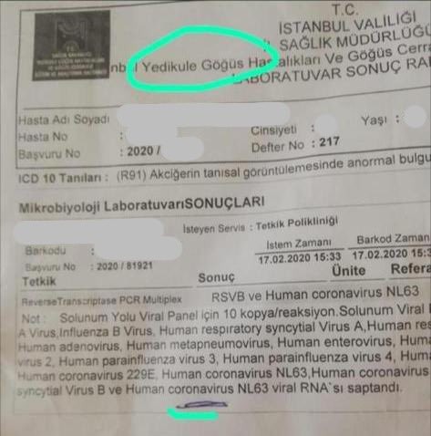 Bakan Koca: “Yedikule Hastanesi’nde konulan tanı Yeni Koronavirüs değil” 