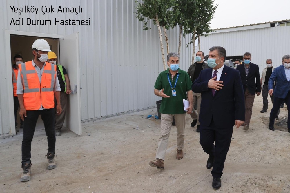 Bakan Koca’dan hastanelere inceleme 