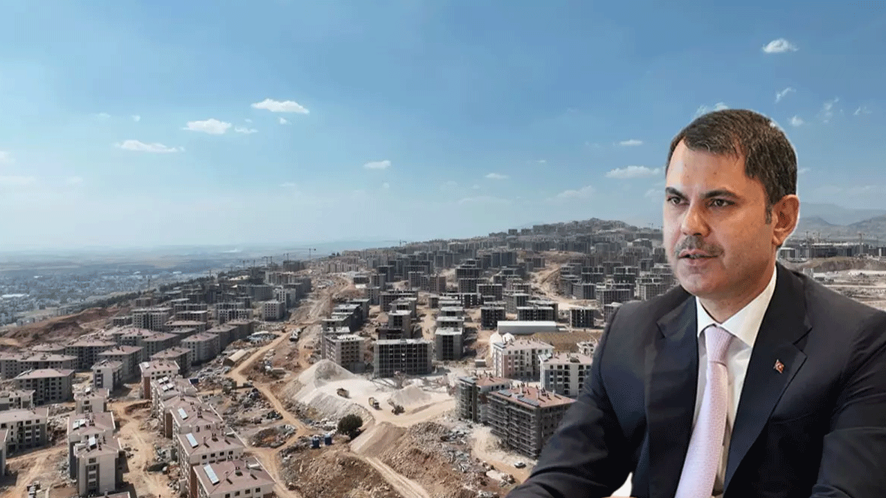 Bakan Kurum deprem bölgesinde! 200 bin konut tamamlanacak