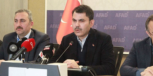 Bakan Kurum duyurdu: Hasar tespit sitesi devrede