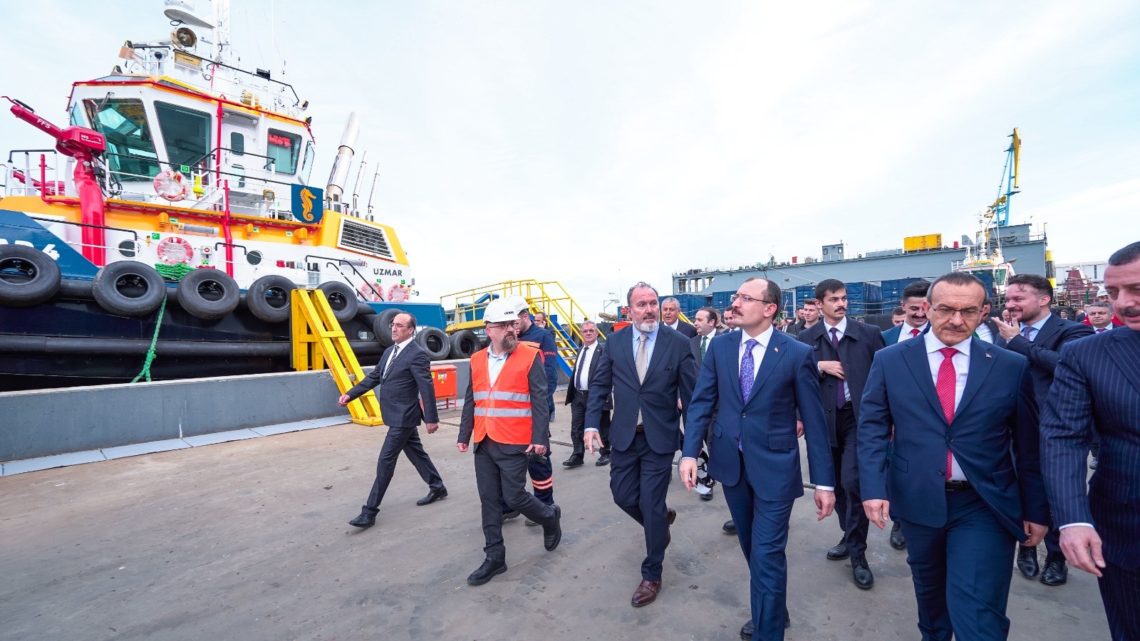 Bakan Mehmet Muş’tan tersane ziyareti