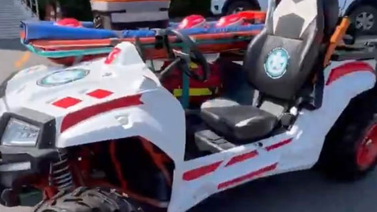 Bakan Memişoğlu ATV ambulansı test etti!