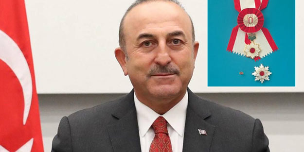 Bakan Mevlüt Çavuşoğlu'na Japonya'dan devlet nişanı