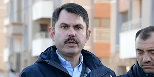 Bakan Kurum, koronadan vefat eden başkanın ailesini ziyaret etti