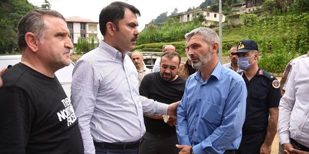 Bakan Murat Kurum’dan destek sözü