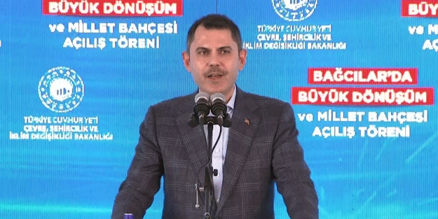 Bakan Kurum'dan Türkiye'ye 