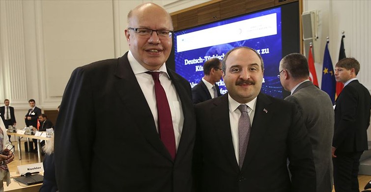 Bakan Mustafa Varank, Alman Bakan Altmaier İle Bir Araya Geldi