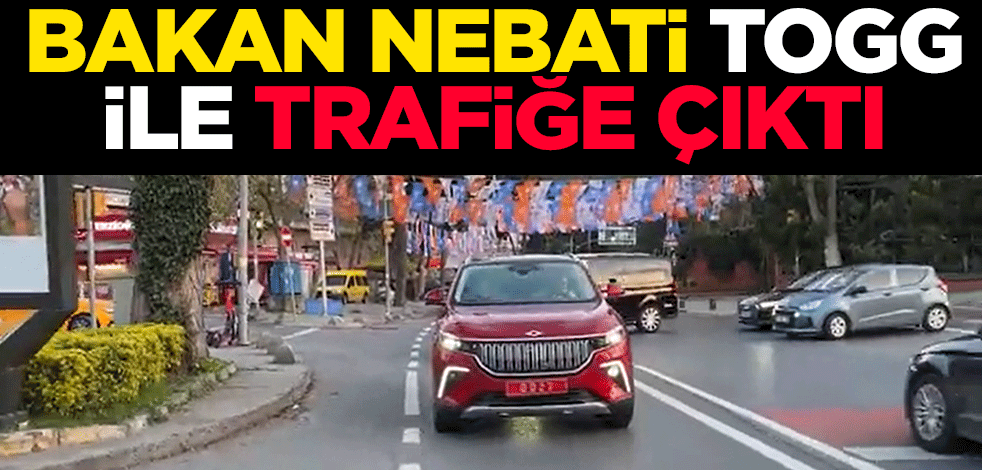 Bakan Nebati, Togg ile trafiğe çıktı