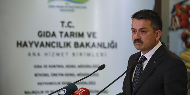 Bakan Pakdemirli'den şarbonlu hayvanlara ilişkin açıklama