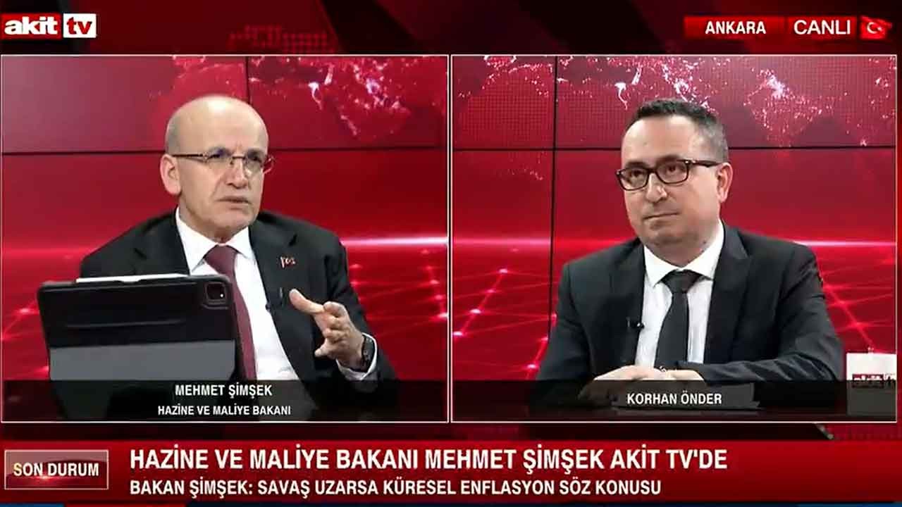 Bakan Şimşek Akit TV'de duyurdu! Savaşın ardından Türkiye'den dikkat çeken hamle