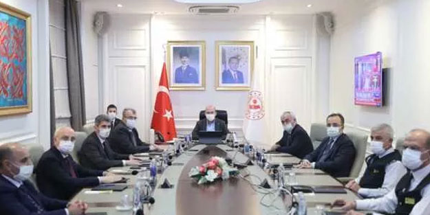 Bakan Soylu 81 ilin valisiyle tedbirleri görüştü! 'Denetimlere ağırlık verilmesini istedi'