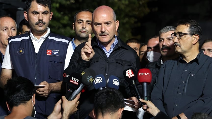Bakan Soylu: Evini tahliye eden, evinde hasar olan vatandaşımıza, 50 bin liraya kadar kira ve eşya yardımı yapacağız