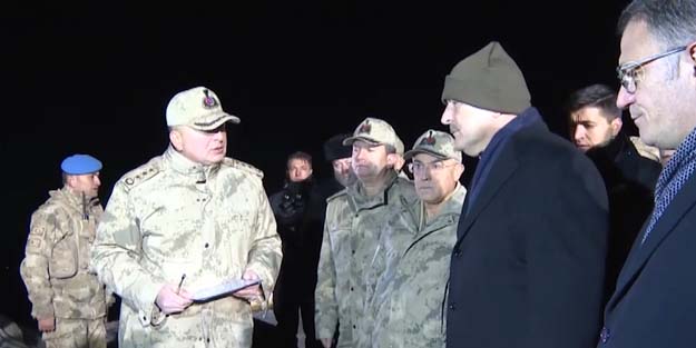 Bakan Soylu Tendürek'te incelemelerde bulundu