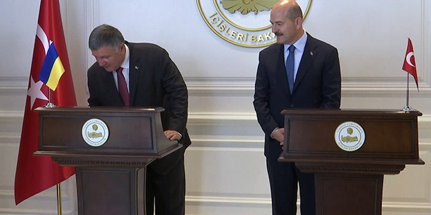 Bakan Soylu, Ukraynalı mevkidaşını kabul etti