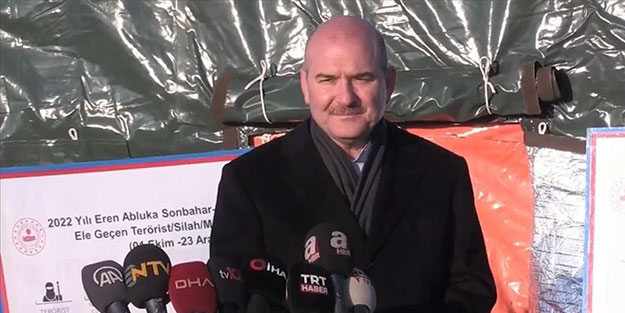 Bakan Soylu'dan Eren operasyonu açıklaması