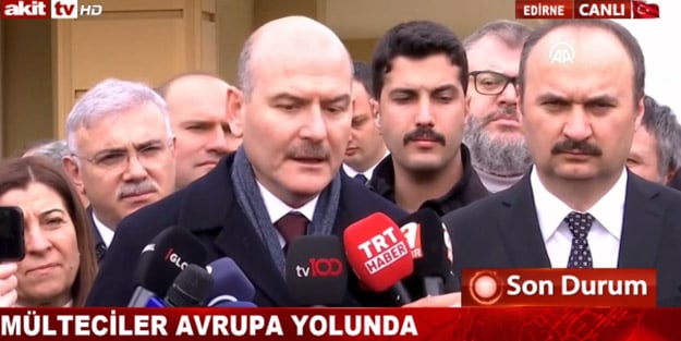 Bakan Soylu'dan flaş açıklamalar! '1000 özel harekat polisini Meriç sınırına getireceğiz'