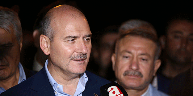 Bakan Soylu'dan, Mersin'deki terör saldırısında yaralanan polise ziyaret