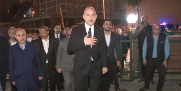 Bakan Soylu'dan, şehit Teğmen Kanlıkuyu'nun babasına taziye ziyareti