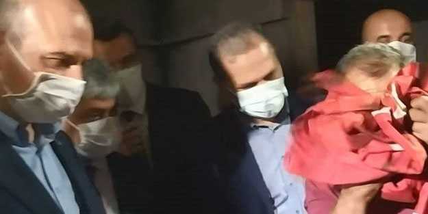 Bakan Soylu'ya anlattı! Yangında sadece Türk bayrağı yanmadı