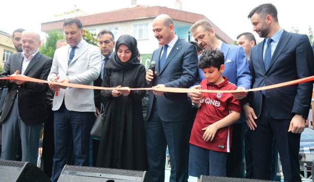 Bakan Süleyman Soylu cami açılışına katıldı