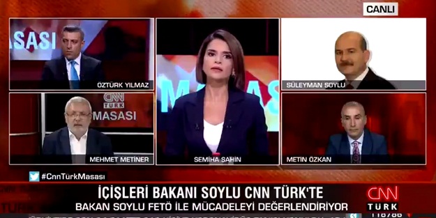 Bakan Süleyman Soylu ve Mehmet Metiner arasında tartışma