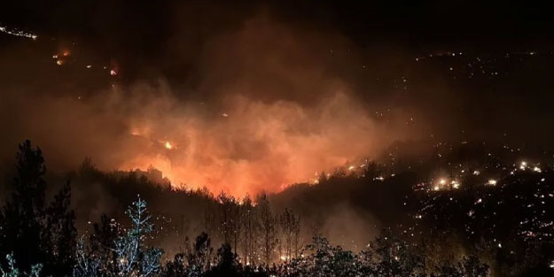 Bakan Tunç'tan orman yangını açıklaması: 2 şahıs gözaltına alındı