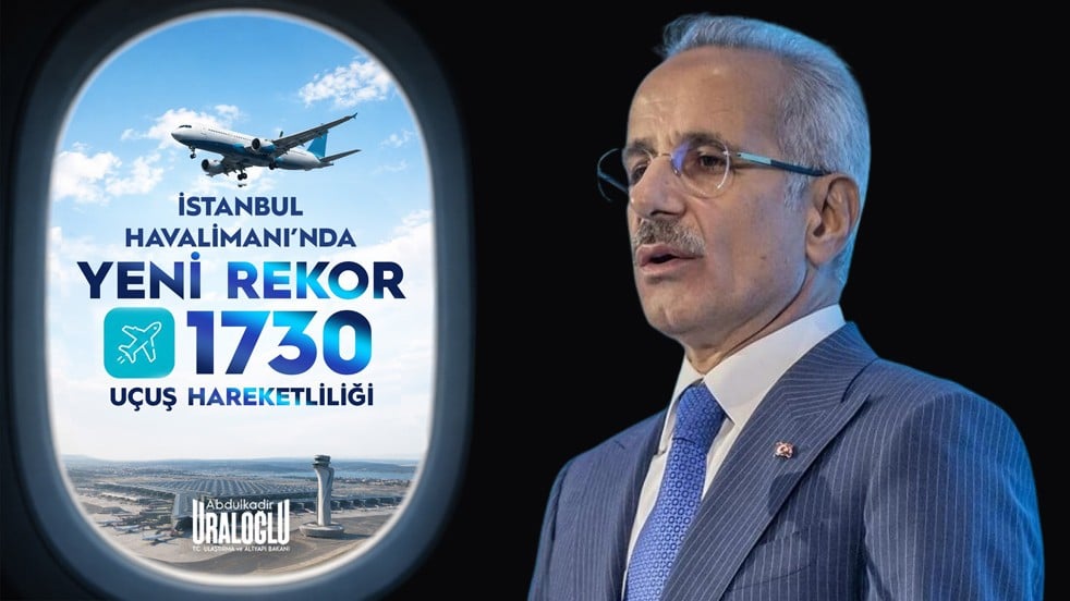 Bakan Uraloğlu duyurdu! İstanbul Havalimanı'nda tüm zamanların rekoru kırıldı