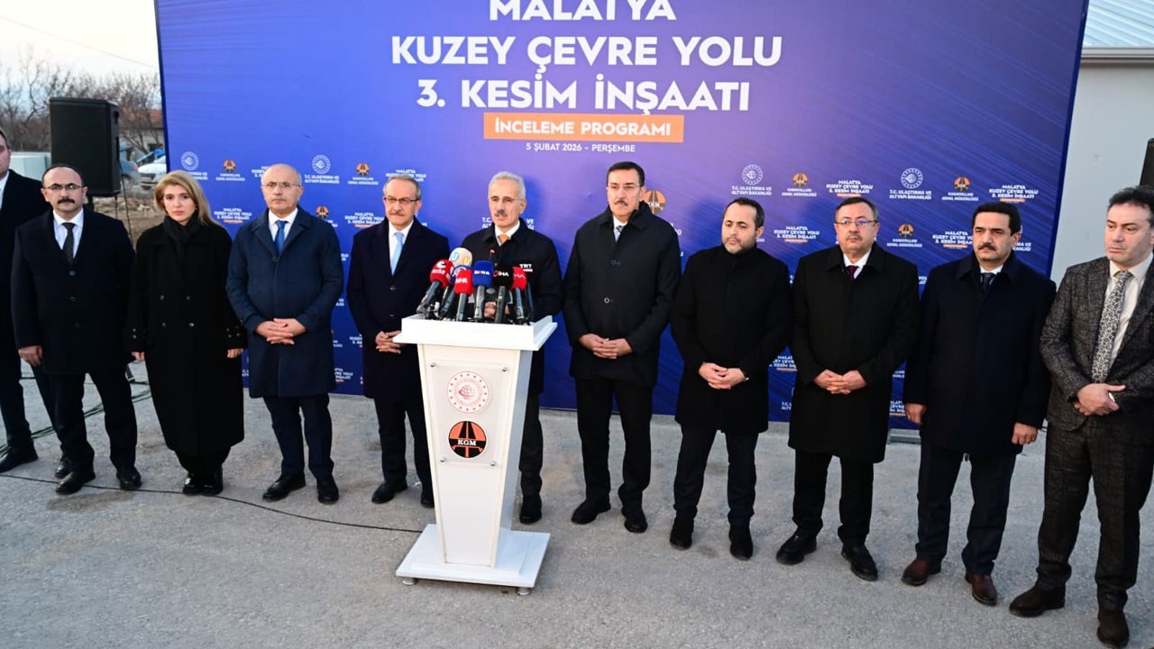 Bakan Uraloğlu inceleme yaptı! Malatya’nın yükü hafifliyor… Kuzey Çevre Yolu’nda sona doğru