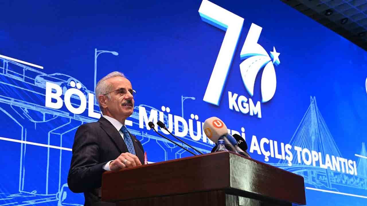 Bakan Uraloğlu, Karayolları 76. Geleneksel Bölge Müdürleri Toplantısı’nda konuştu: Bölünmüş yolda hedef 38 bin kilometre!
