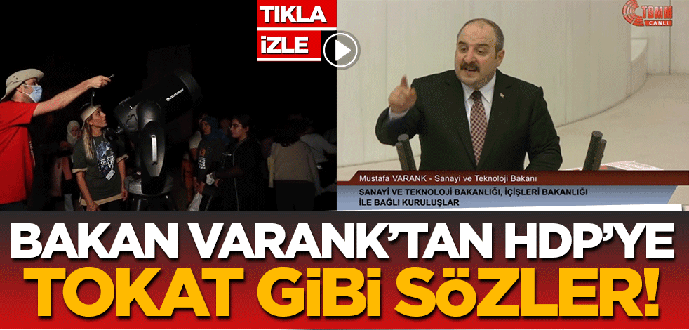 Bakan Varank'tan HDP'ye tokat gibi sözler!