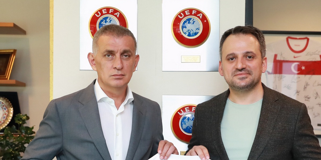 Bakan Yardımcısı Eminoğlu, TFF Başkanı Hacıosmanoğlu'nu Ziyaret Etti