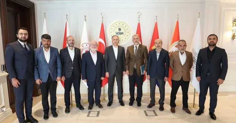 Bakan Yerlikaya’dan Filistin heyetine kabul!