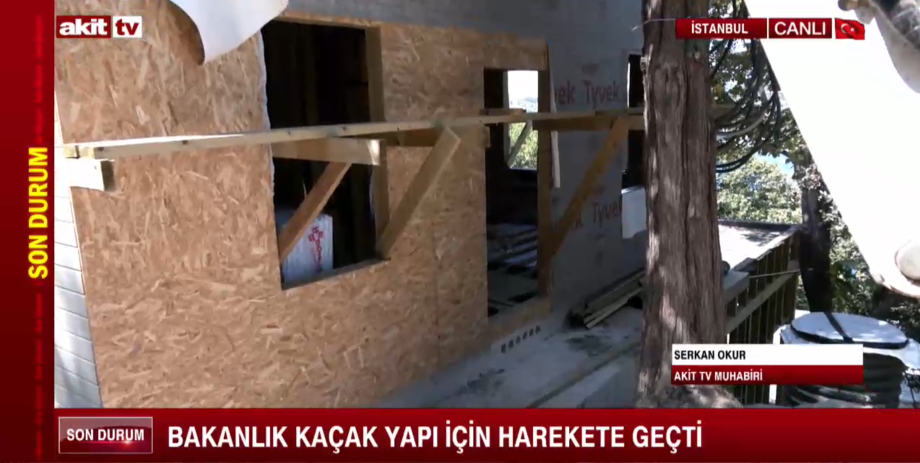 Bakanlık devreye girdi! Akit TV, İBB’nin göz yumduğu kaçak villada