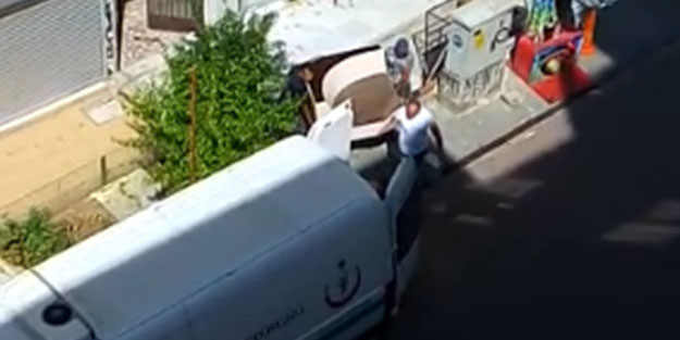 Bakanlık harekete geçmeli!.. Aşı nakil aracında mobilya taşıdılar