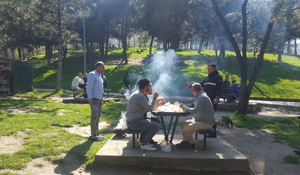 Bakanlık karar aldı...Bursa’da zabıta harekete geçti, mangal keyfi yarıda kaldı 