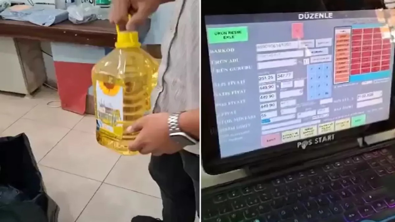 Bakanlık, marketteki skandal ayçiçek yağı görüntüsünün peşine düştü! Rezilliğe bakın ne kılıf buldular
