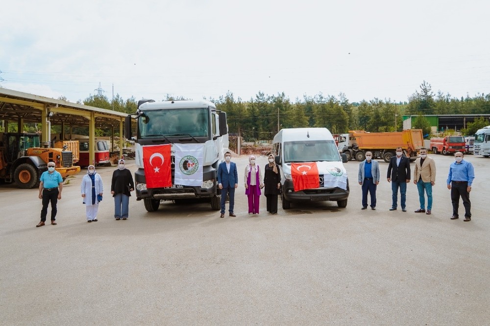 Bakanlıktan Kestel’e süpürge aracı 