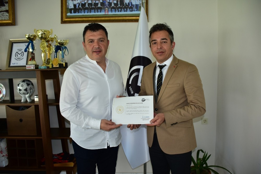 Bakanlıktan Manisa BBSK’ya teşekkür belgesi 