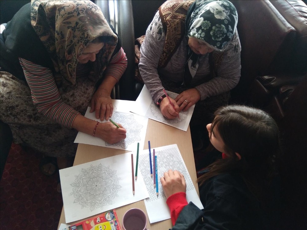 Bakım merkezlerinde eğitim çalışmaları devam ediyor 