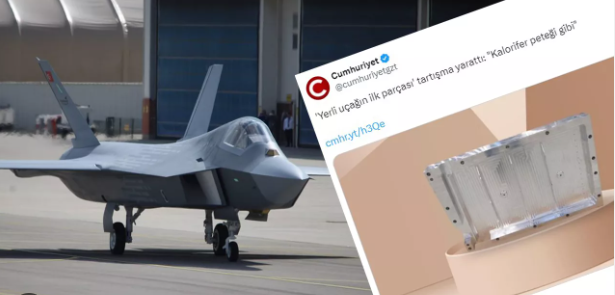 Bakın bakın, kalorifer peteği Kaan olmuş uçuyor!