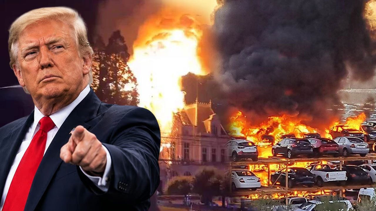 Bakın olayları neye bağladı! Fransa'daki ateş topuna Trump yorumu