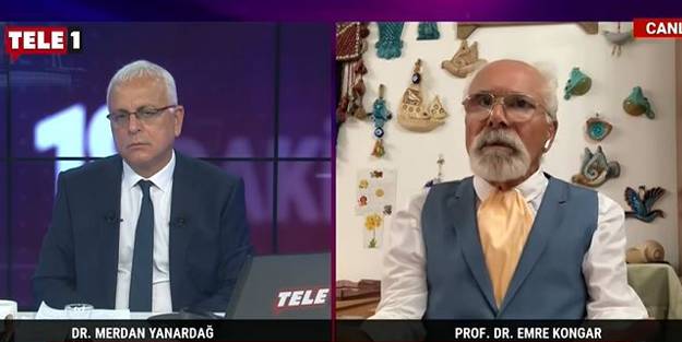 Bakın şu Emre Kongar hokkabazına! Tele1 ekranlarında beyin yakan konuşma