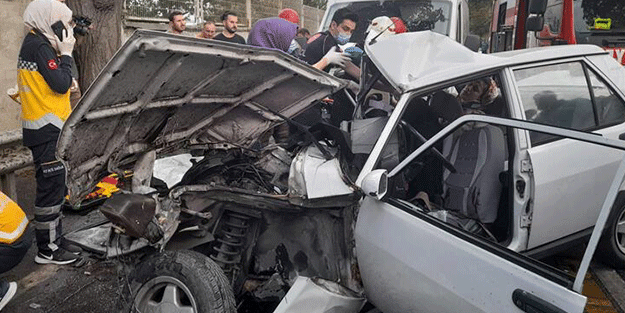Bakırköy'deki trafik kazasında 3 kişi yaralandı