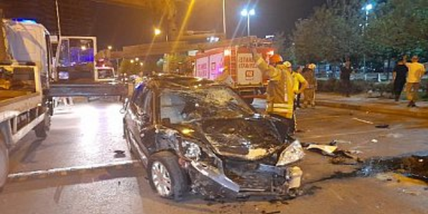 Bakırköy’deki trafik kazasında 4 kişi yaralandı
