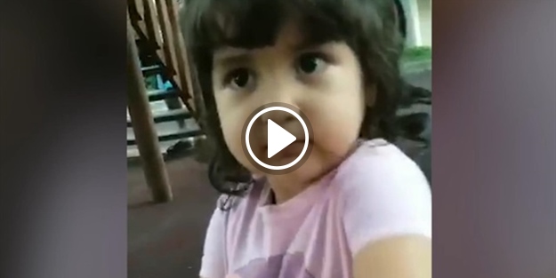 'Bakkal amca ayın payasını' diyen sevimli minik