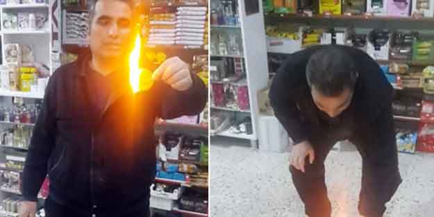 Bakkal ateşe verdi, cips yandı! 'Vallahi istemeyerek satıyorum'
