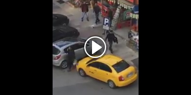 Bakkaldan 'drone' ile sigara alan vatandaş