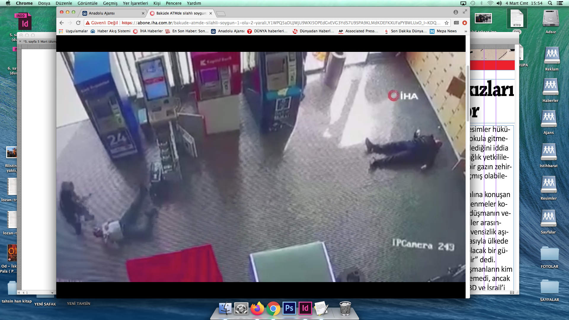 Bakü’de ATM’de silahlı soygun: 1 ölü, 2 yaralı