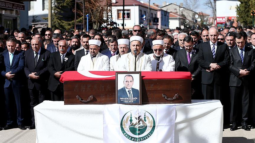 Bala Belediye Başkanı Gürbüz'ün cenaze namazı kılındı